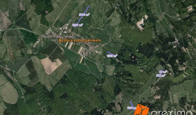 Prodej pole 270 m², Bystřice pod Lopeníkem, okres Uherské Hradiště