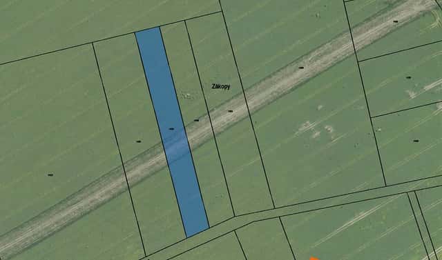 Prodej pole 1 419 m², Šebířov, okres Tábor