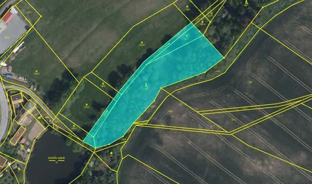 Prodej pozemku 5 511 m², Slavičky – Hubenov, okres Třebíč
