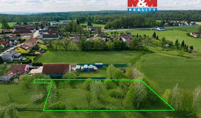Prodej stavebního pozemku 1 727 m², Borovany – Trocnov, okres České Budějovice