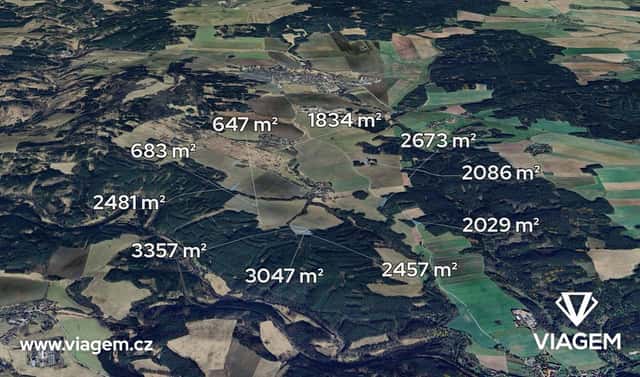 Prodej pole 1 419 m², Černošín, okres Tachov