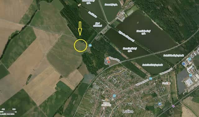 Prodej pole 1 022 m², Lužice, okres Hodonín