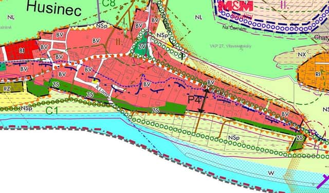 Prodej zahrady 2 878 m², Husinec, okres Praha-východ