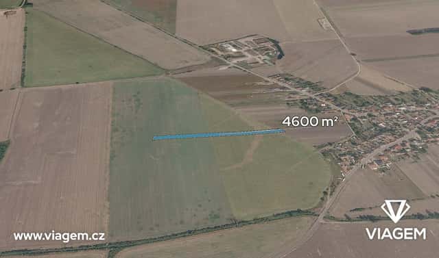 Prodej pole 4 600 m², Kněždub, okres Hodonín