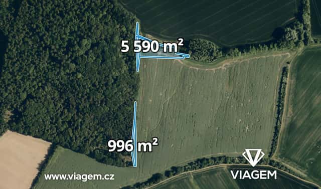 Prodej pole 1 323 m², Zborovice, okres Kroměříž