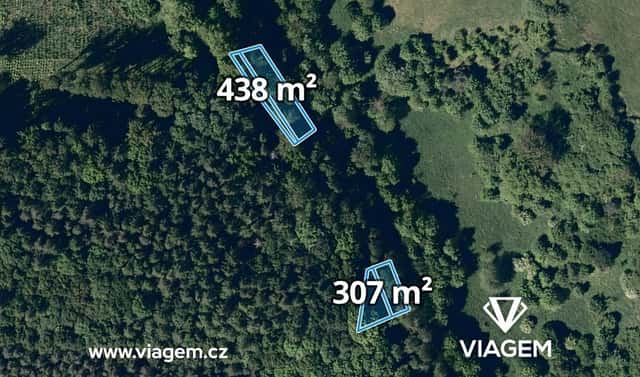 Prodej lesa 2 135 m², Lhota, okres Zlín