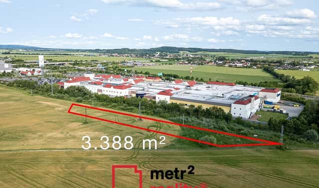 Prodej komerčního pozemku 3 388 m², Olomouc