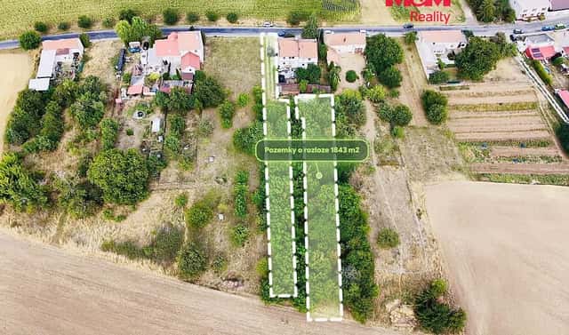 Prodej zahrady 1 843 m², Pavlovice u Kojetína – Unčice, okres Prostějov
