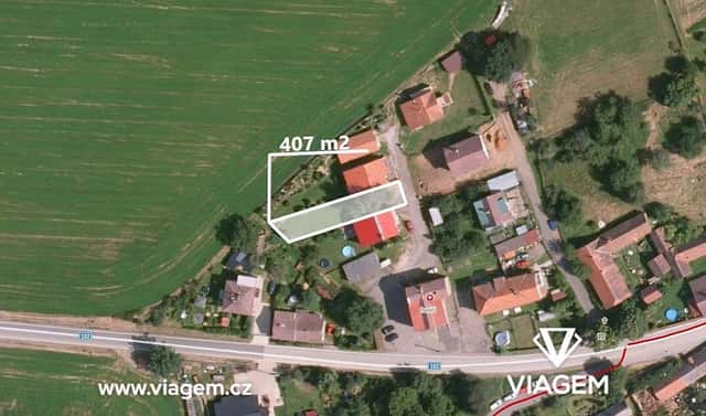 Prodej stavebního pozemku 407 m², Kovářov, okres Písek