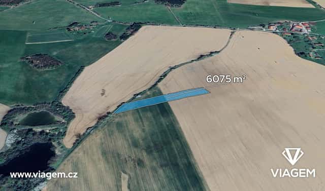 Prodej pole 843 m², Jistebnice, okres Tábor