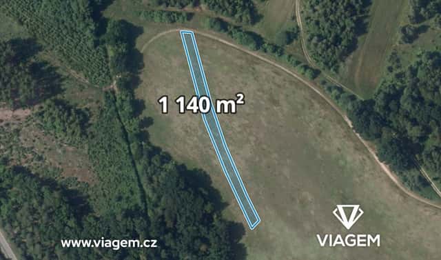 Prodej pole 1 140 m², Církvice, okres Kolín
