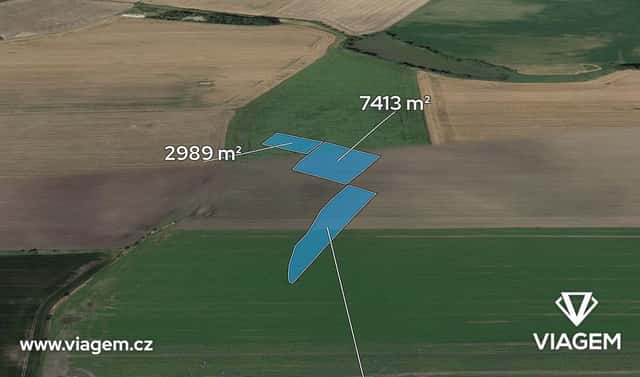 Prodej pole 3 422 m², Jabkenice, okres Mladá Boleslav