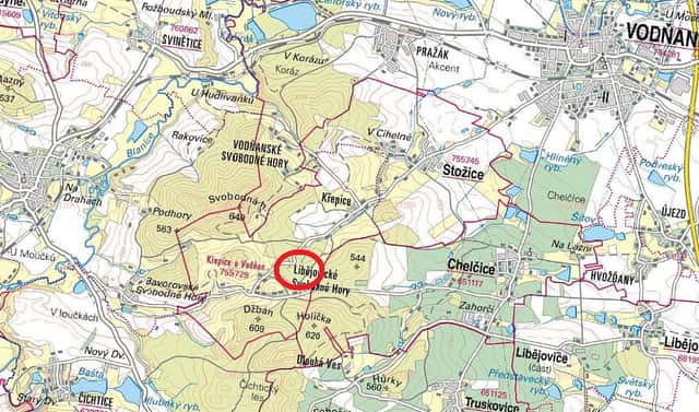Prodej lesa 9 032 m², Stožice – Křepice, okres Strakonice