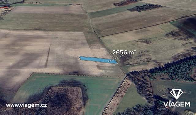 Prodej pole 1 328 m², Labské Chrčice, okres Pardubice
