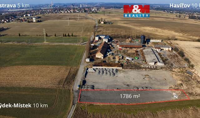 Pronájem pozemku 1 786 m², Na Příčnici, Vratimov, okres Ostrava-město