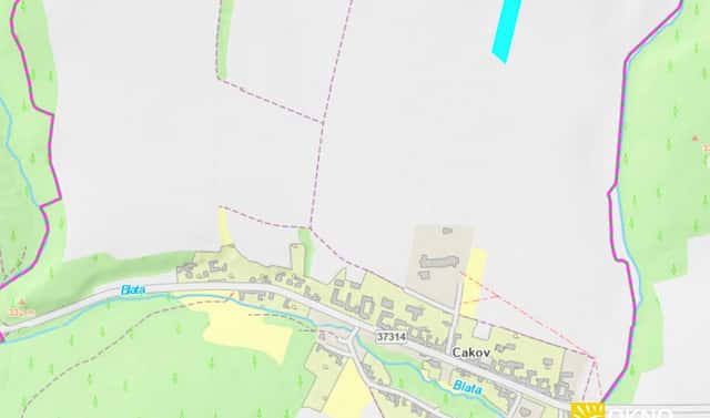 Prodej pole 13 703 m², Senice na Hané – Cakov, okres Olomouc