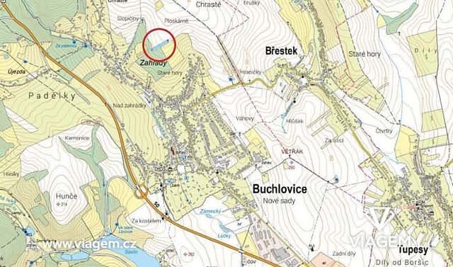 Prodej pole 1 168 m², Buchlovice, okres Uherské Hradiště