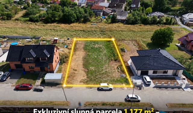 Prodej stavebního pozemku 1 177 m², Tršice, okres Olomouc