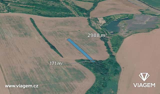 Prodej pole 3 159 m², Uherský Brod, okres Uherské Hradiště