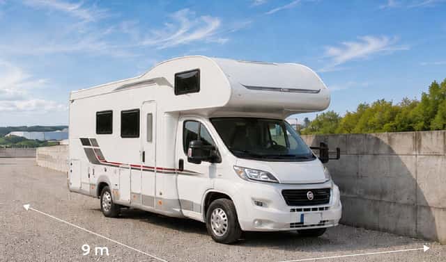 Pronájem parkovacího stání pro obytný vůz, karavan nebo dodávku, ul. Čs. armády, Příbram, Příbram