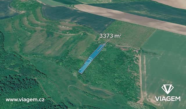 Prodej pole 3 373 m², Čejkovice, okres Hodonín