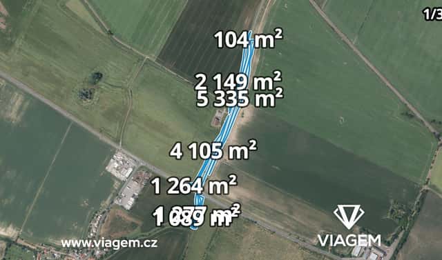 Prodej pole 1 743 m², Libenice, okres Kolín