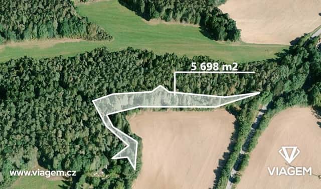 Prodej lesa 2 849 m², Čím, okres Příbram