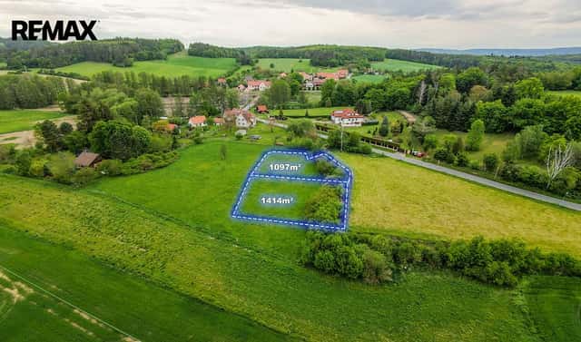 Prodej stavebního pozemku 1 414 m², Netvořice, okres Benešov