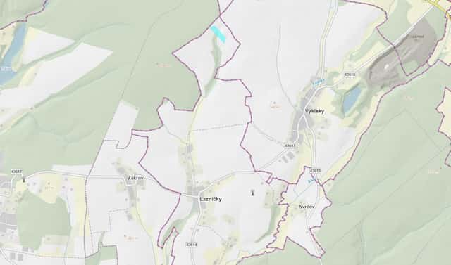 Prodej pole 11 523 m², Lazníčky, okres Přerov