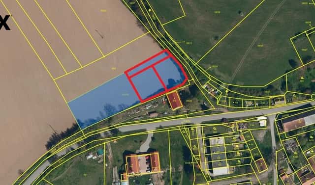 Prodej stavebního pozemku 900 m², Červená Řečice, okres Pelhřimov