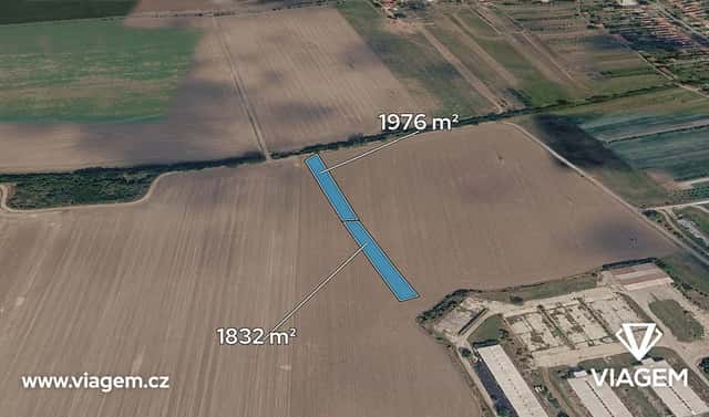 Prodej pole 1 269 m², Hroznová Lhota, okres Hodonín