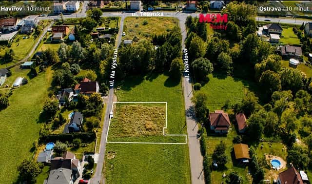 Prodej stavebního pozemku 1 159 m², Ostrava – Bartovice, okres Ostrava-město
