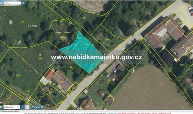 Prodej stavebního pozemku 861 m², Nová Bystřice, okres Jindřichův Hradec