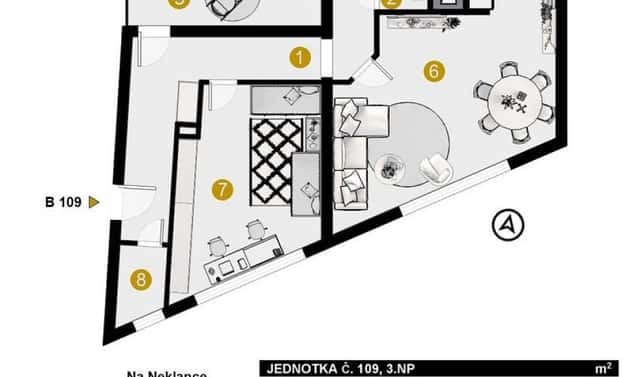 Prodej bytu 3+kk 110 m², Nad Koulkou, Praha 5 – Smíchov