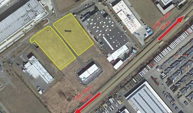Prodej komerčního pozemku 7 720 m², Skandinávská, Žebrák, okres Beroun