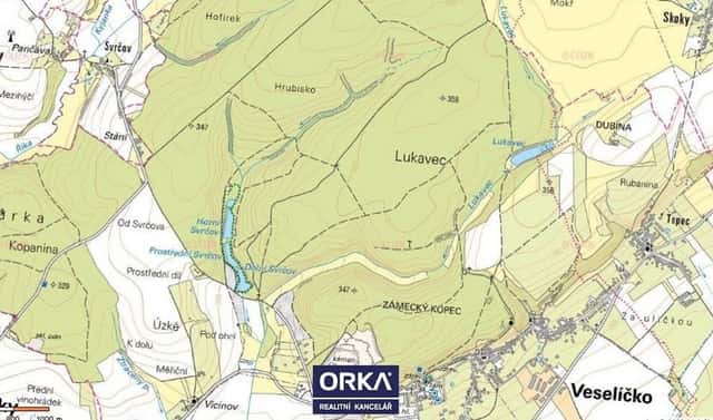 Prodej pole 3 527 m², Veselíčko, okres Přerov