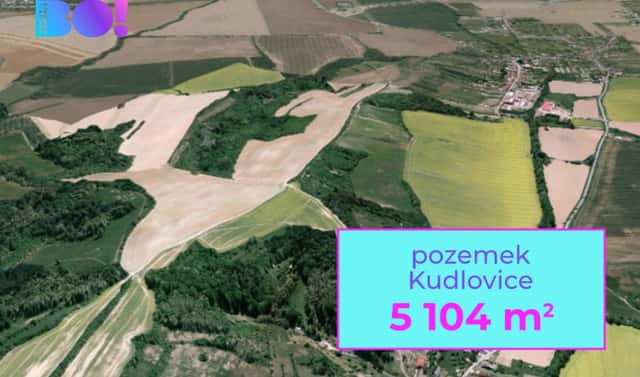 Prodej pole 5 104 m², Kudlovice, okres Uherské Hradiště