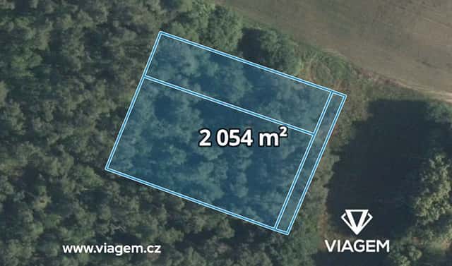 Prodej lesa 2 054 m², Sudovo Hlavno, okres Praha-východ