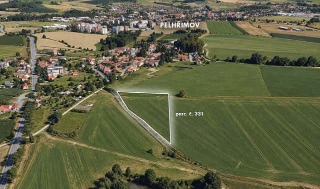 Prodej stavebního pozemku 6 654 m², Pelhřimov – Starý Pelhřimov