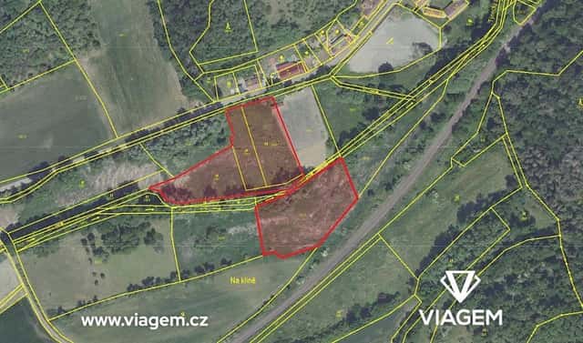 Prodej zahrady 2 392 m², Koleč, okres Kladno