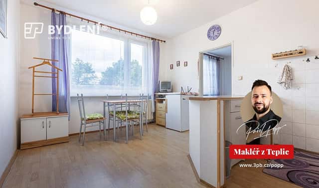 Prodej bytu 1+1 36 m², Karla Čapka, Krupka – Maršov, okres Teplice