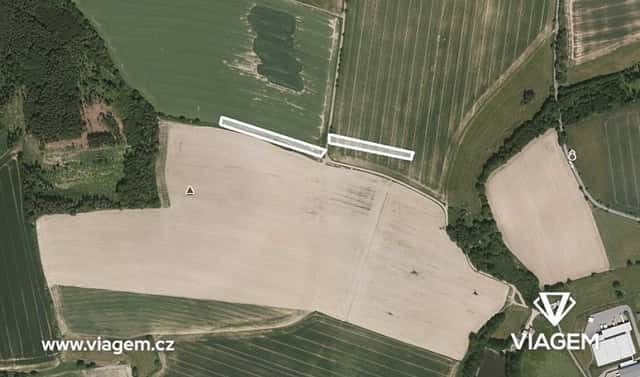 Prodej pole 1 212 m², Krtov, okres Tábor