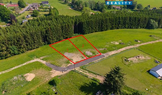 Prodej stavebního pozemku 1 000 m², Krásná, okres Cheb