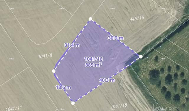 Prodej stavebního pozemku 885 m², Mokrouše, okres Plzeň-město
