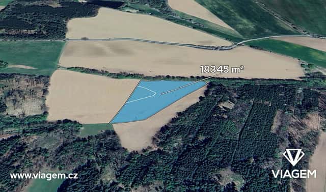 Prodej pole 3 057 m², Chotoviny, okres Tábor