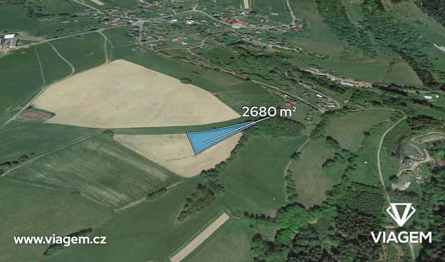 Prodej pole 2 680 m², Roztoky u Semil, okres Semily