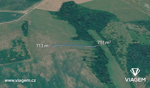 Prodej pole 1 464 m², Drslavice, okres Uherské Hradiště