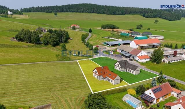 Prodej stavebního pozemku 1 587 m², Věžovatá Pláně – Dolní Pláně, okres Český Krumlov