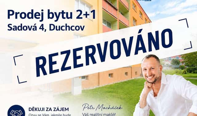 Prodej bytu 2+1 52 m², Sadová, Duchcov, okres Teplice