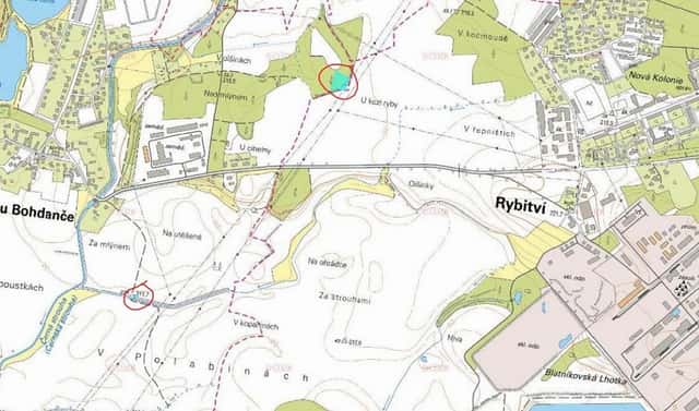 Prodej pozemku 3 460 m², Černá u Bohdanče, okres Pardubice
